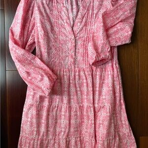 Vineyard Vines Pink Geometric Dress